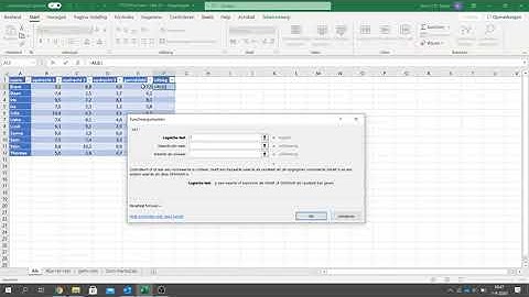 Werken met de Als-functie in Excel