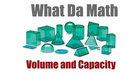 Volume and Capacity in Geometry (IB Math Studies)