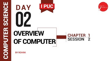 DAY 02 | COMPUTER SCIENCE | I PUC | OVERVIEW OF COMPUTER | L2