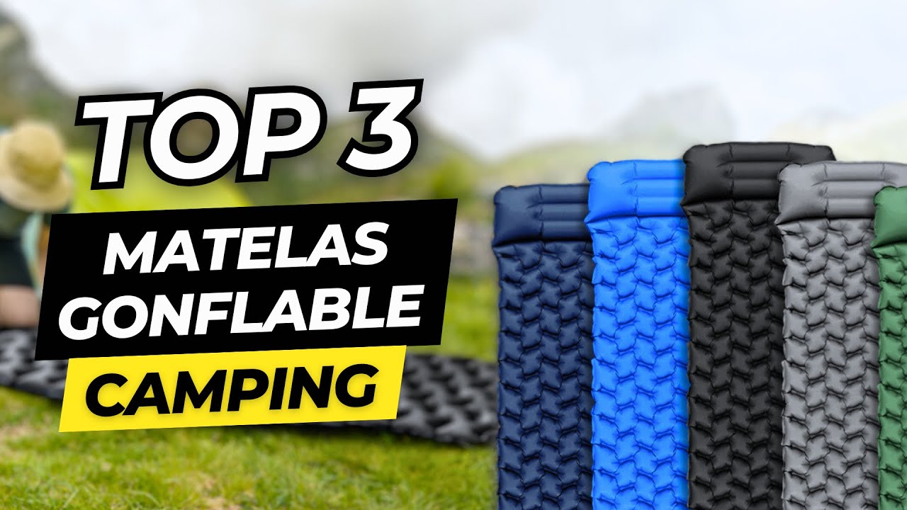 Matelas De Camping Avec Pompe à Pied, 200cm Ultra Léger