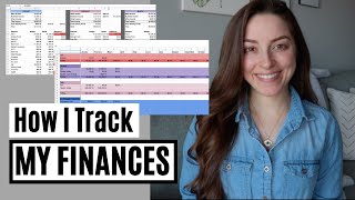 How I Track My Finances | GOOGLE SPREADSHEETS, DEBT, SPENDING, NET WORTH, ONLINE INCOME