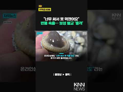 보성 벌교 꼬막 논란…국내 최대 산지에서 무슨 일? / KNN