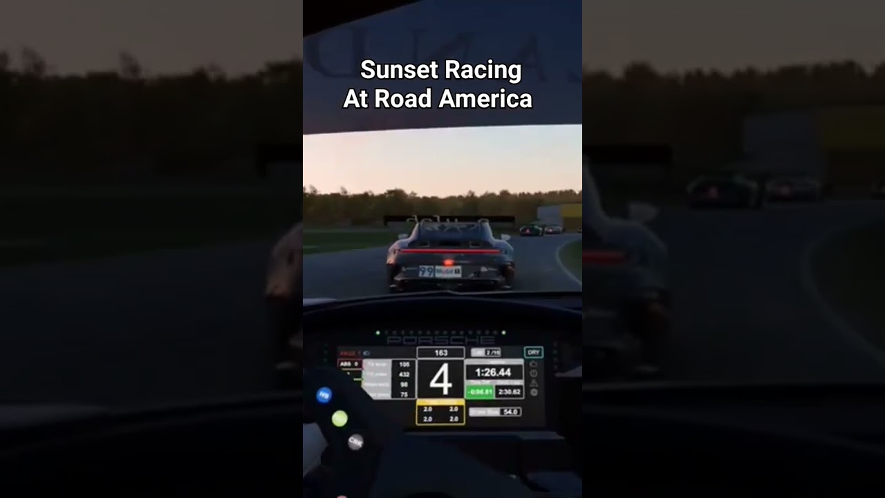 Sunset Racing! 
