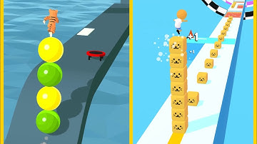 Stack Rider Vs Cube Surfer: All Levels Gameplay - New Update Android, iOS #1