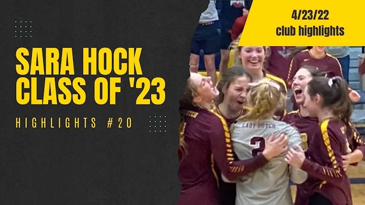 '23 OH College Volleyball Recruit | Sara Hock