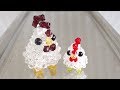  chicken how to make beaded  r067