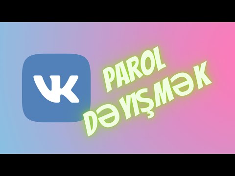 Video: VKontakte'de şifre Nasıl Değiştirilir