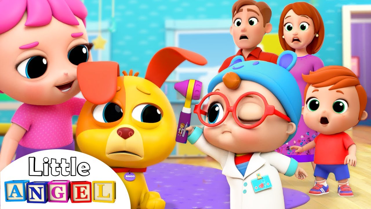 kids rhymes videos Baby Doctor Check Up | Boo Boo Song | Nursery Rhymes Little Angel