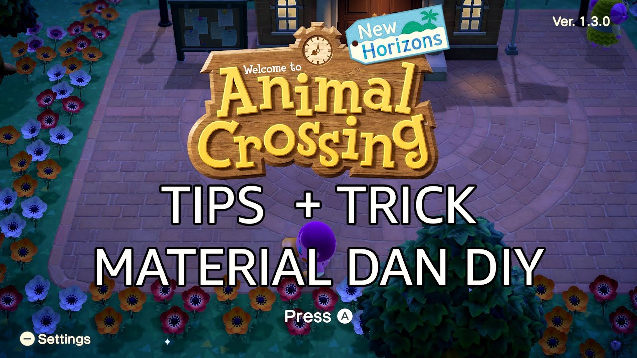 Animal Crossing Tips Trick Material dan DIY YouTube