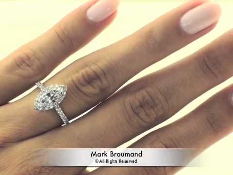 1 ct marquise diamond engagement rings