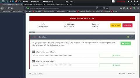 tryhackme GamingServer Walkthrough