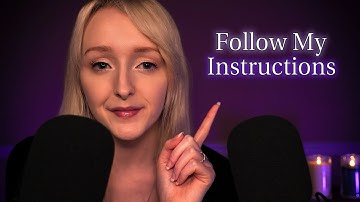 ASMR Follow My Instructions With Your Eyes Closed 💤