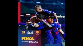 Супер Финал Для Барси  Севилья 0 - 5  Барселона