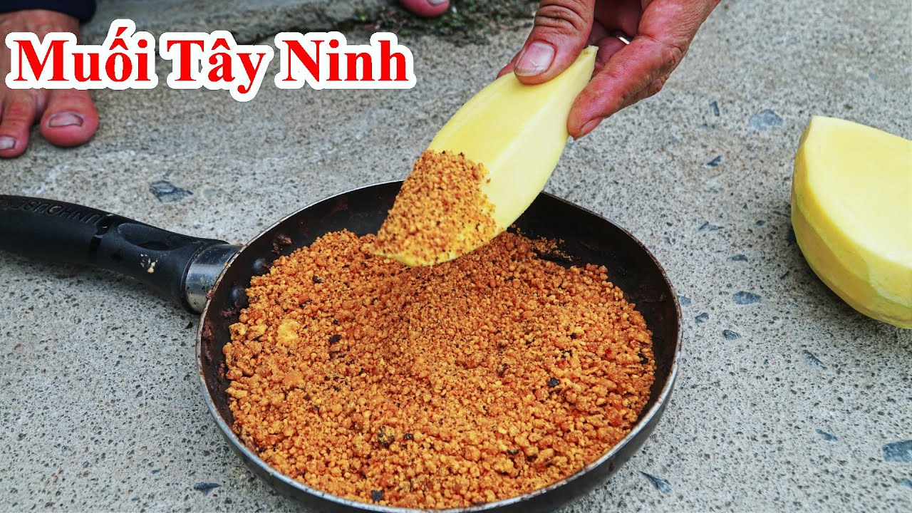 Cách Làm Muối Chấm Tây Ninh Siêu Ngon / Hướng Dẫn Công Thức Làm Muối Chấm Trái Cây Đơn Giản