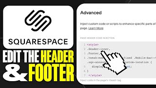 How To Edit The Header & Footer On Squarespace