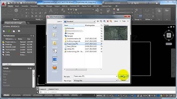 AutoCAD 2015_Scale an image with a reference line