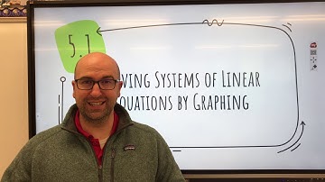 Math Lesson 5.1- Solve Systems of Equations by Graphing
