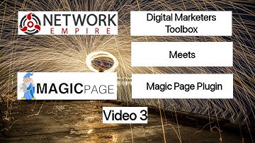 Digital Marketers Toolbox  Meets Magic Page Plugin Video 3 - Build Your Silos Automatically