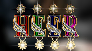 Make new glass font | How to make new multicolor glass font 2023 editing on pixellab & pscc |