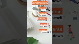 18 Verbos reflexivos muy útiles en español #shorts