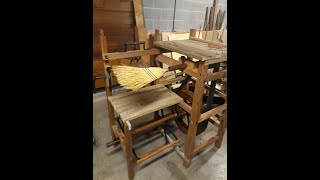 Broom Making with Antique Kick-Winder