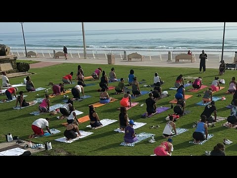#BirthdayBeachBlowout Yoga In Daytona Beach