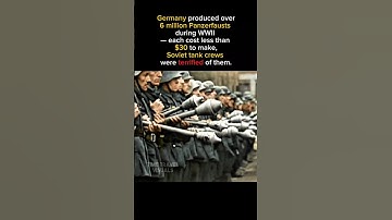 The $30 Weapon That Terrified Soviet Tank Crews: Germany’s Panzerfaust #shorts #ww2