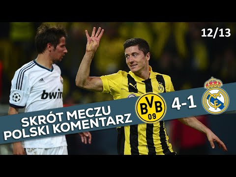 Borussia Dortmund - Real Madryt 4:1, Liga Mistrzów 2012/13, Polski Komentarz ᴴᴰ