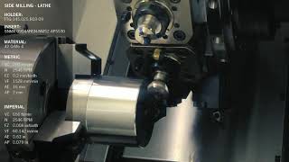 Side Milling on a Lathe with FT09 | ARNO