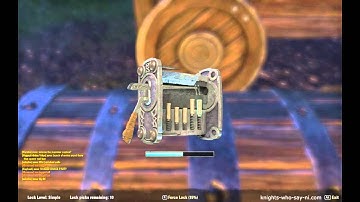 Elder Scrolls Online Lockpicking tutorial / guide / minigame