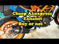Cheep AliExpress Motorcycle exhaust Buy or not?