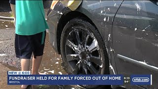 VIDEO: Car wash held to help Bristol family forced out of home