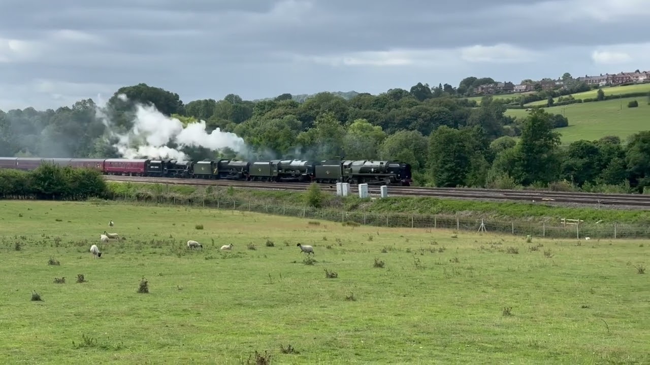 4 header Steam Trains Derbyshire 
