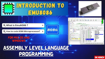 Introduction to Emu8086 | Assembly Language Programming Tutorial | Intro #8086microprocessor #01