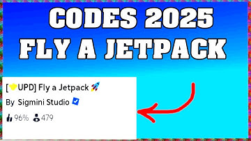 Fly a Jetpack Codes 2025 / Roblox ! 🎮🔑