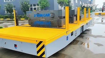 Sharing a practical heavy-duty transport tool — 15tons battery-powered trackless  Transfer  cart