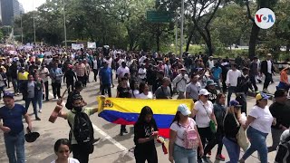 Gremios protestan en fecha emblemática para la sociedad venezolana