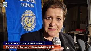 MARTINA FRANCA  SOROPTIMIST DAY 2022