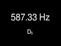 Sine Wave D 5 - 587.33 Hz for 15 minutes - Test Tone