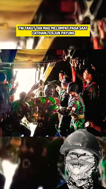 LUCU TNI TAKUT MELOMPAT SAAT LATIHAN TERJUN PAYUNG #shorts #tni #lucu #tniad #ngakak #tentara