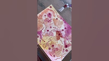 Painting patterns and uploading to Spoonflower to print fabric! #painting #patterns #spoonflower