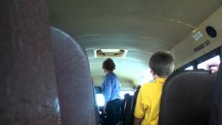Pissed bus driver yells for Little Kid cussing