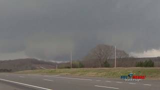 TOO CLOSE! Russellville, AL Tornado 19 March 2018 Storm Chase