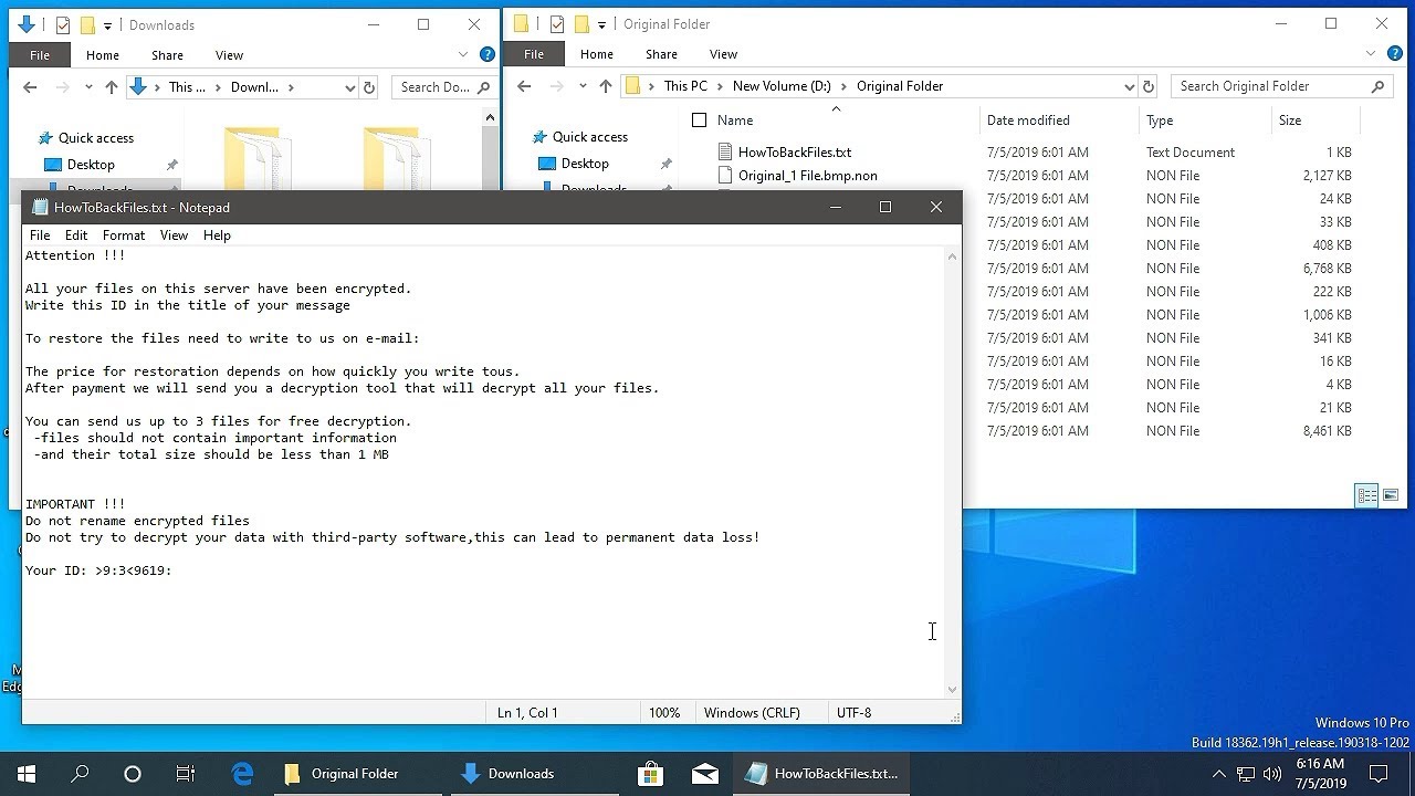 AppCheck Anti-Ransomware : Non Ransomware (.non) Block Video - YouTube