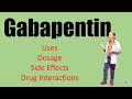 Gabapentin Side Effects 100mg 300 mg Dosage for nerve pain and withdrawal