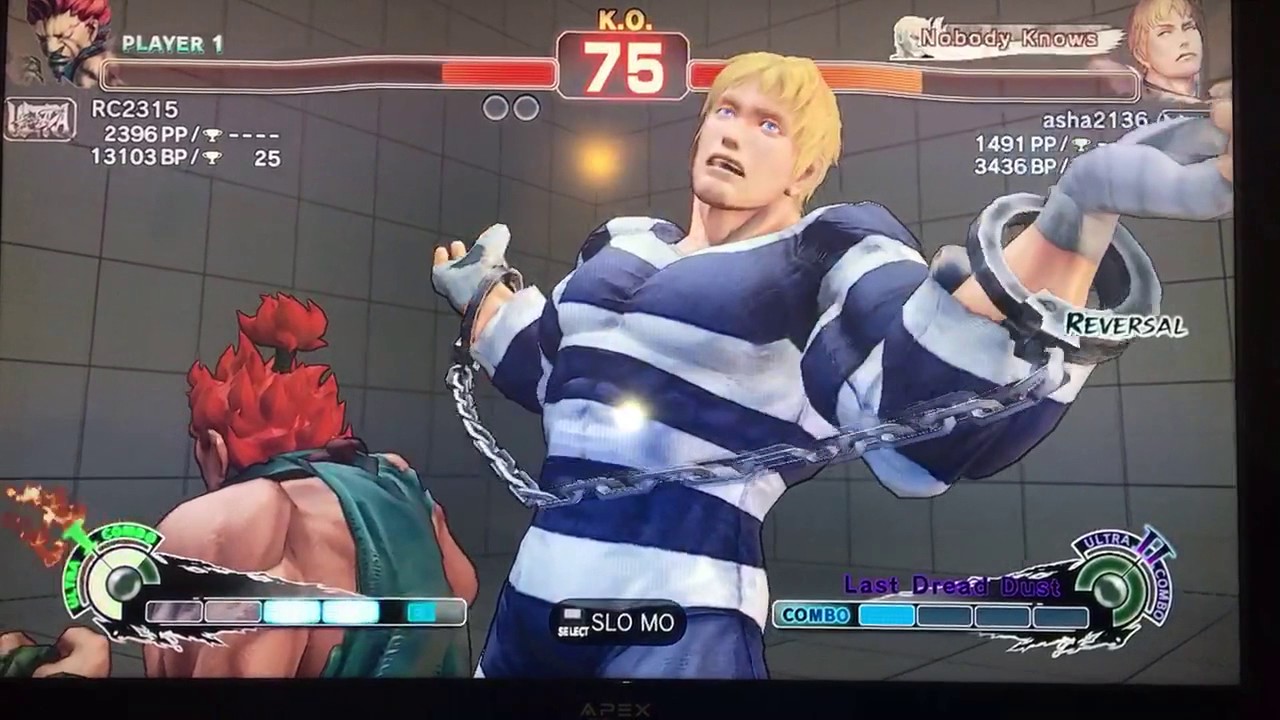 Ultra Street Fighter IV ranked battle: Akuma (RC2315) vs Cody(asha2136)