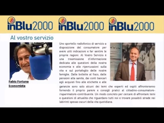 Fabio Fortuna ad Al vostro Servizio CRIPTOVALUTE di inBlu2000 del 18 03 2024