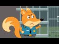 The Fox Family and friends patrol adventures - new funny stories for kids #966