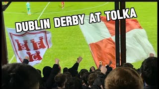 DUBLIN DERBY AT TOLKA AS SHELS REMAIN TOP OF THE LEAGUE SHELBOURNE VS SHAMROCK ROVERS 22/4/24