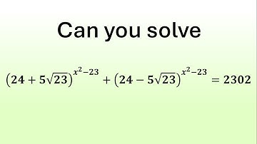 Can You Crack This Exponential Equation? | 99% Failed to Solve